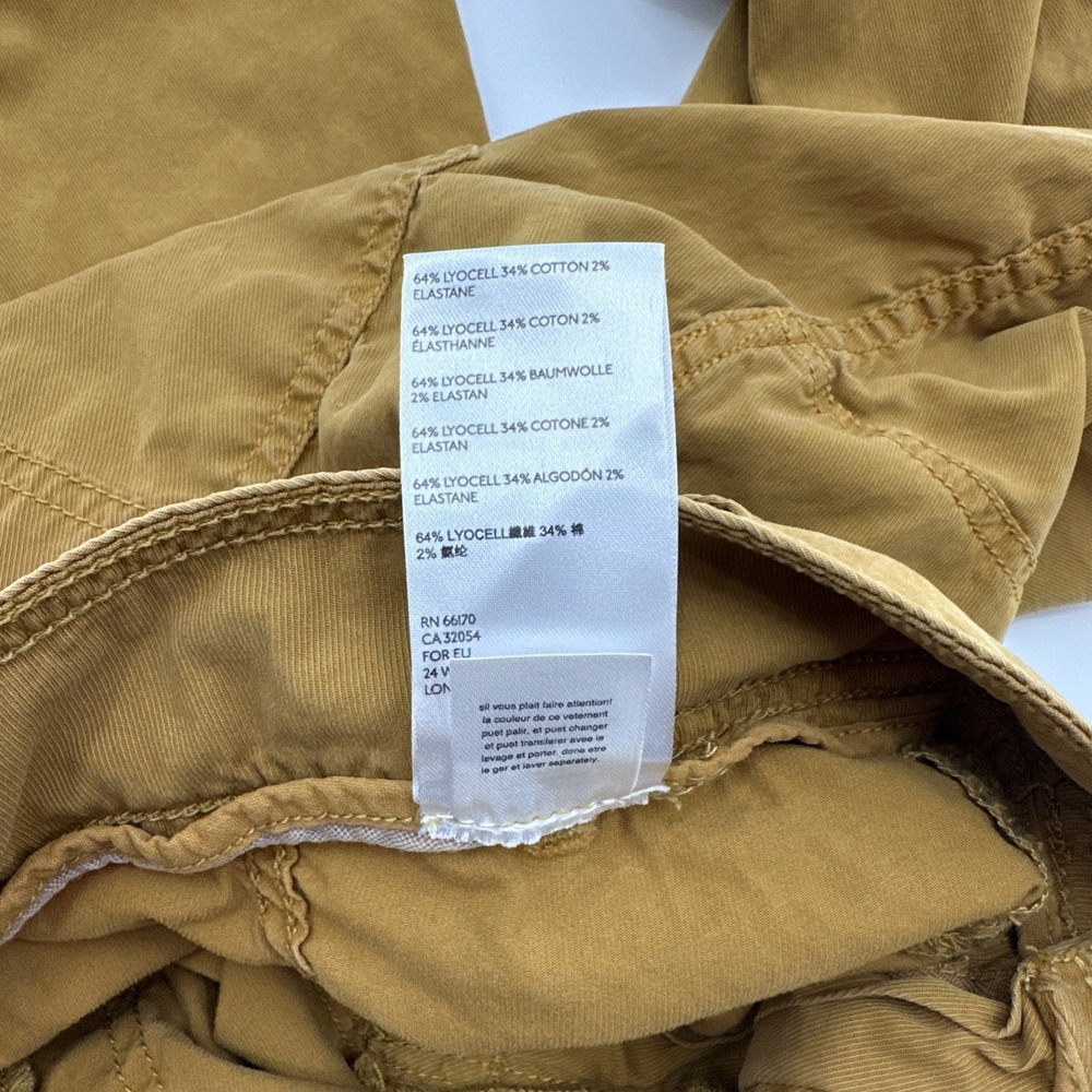 Anthropologie Pants Woman's 31 Cargo Look Wide Leg Baggy Canvas Look Ripstop - Picture 12 of 13